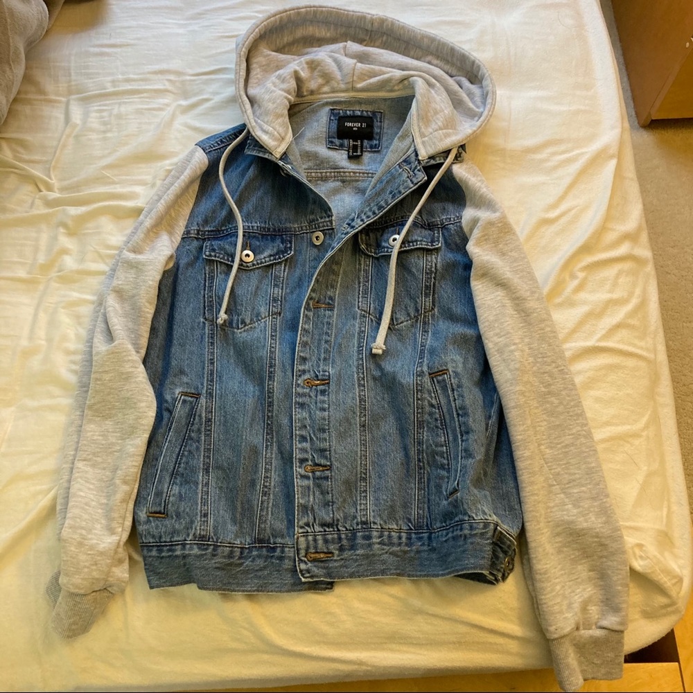 Forever21 Men Danim Hoodie